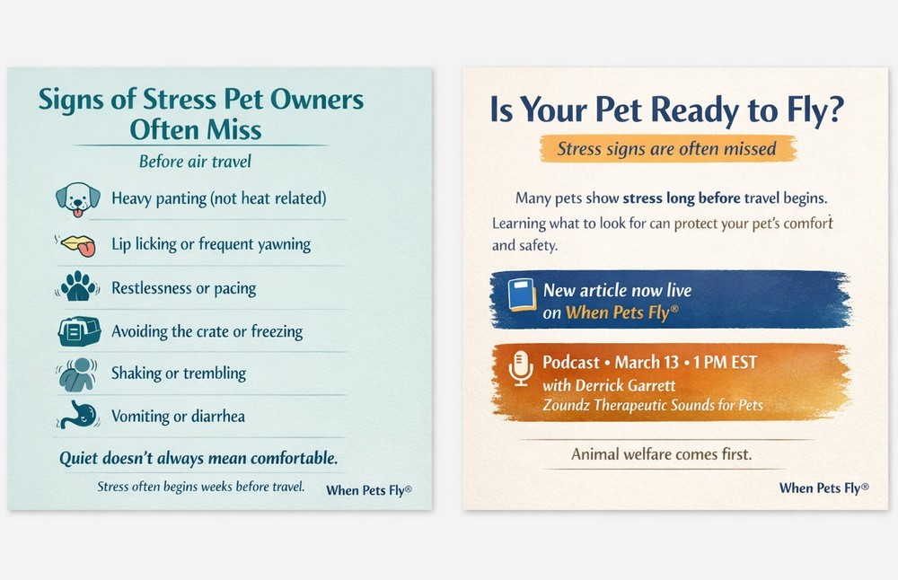 Traveling With Your Pet Can Be Stressful